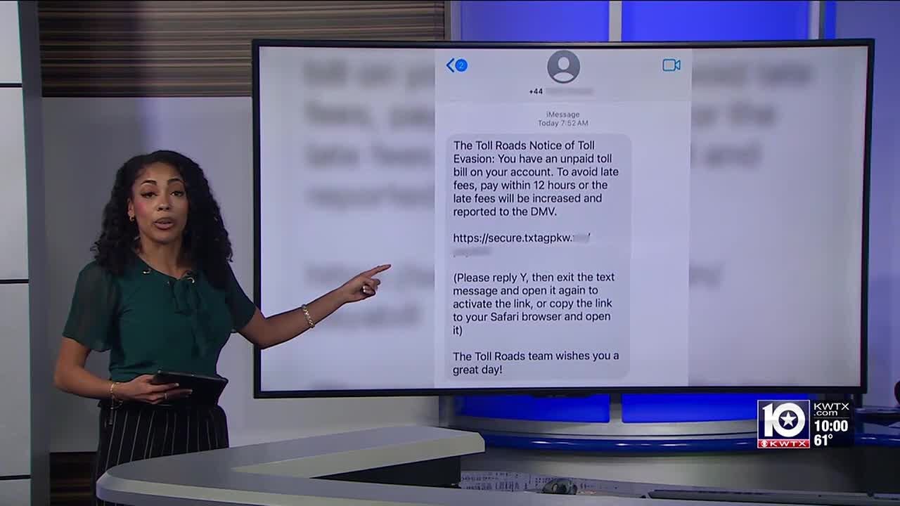 ALERT: Toll text scams targeting Texas drivers intensify