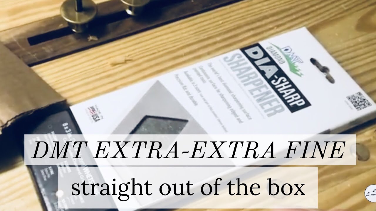 Extra-Extra Fine DMT Diamond Stone Out-of-Box Test