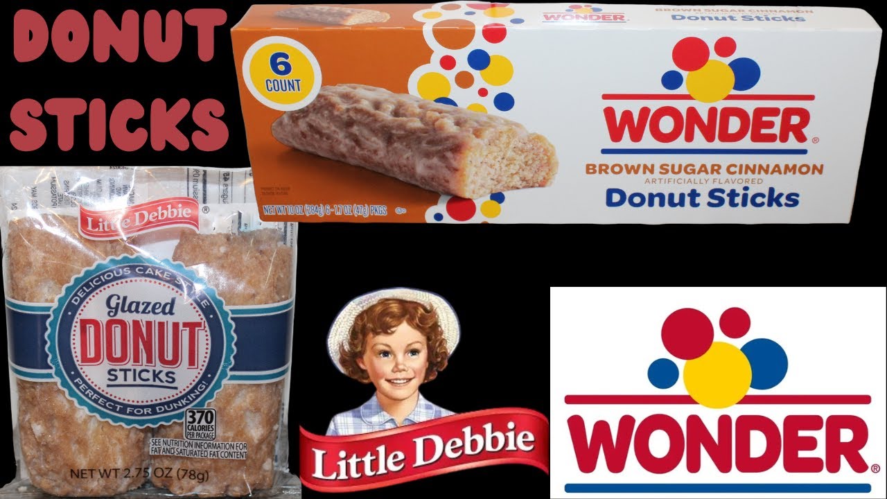 Little Debbie Glazed Donut Sticks & Wonder Brown Sugar Cinnamon Donut Sticks Review
