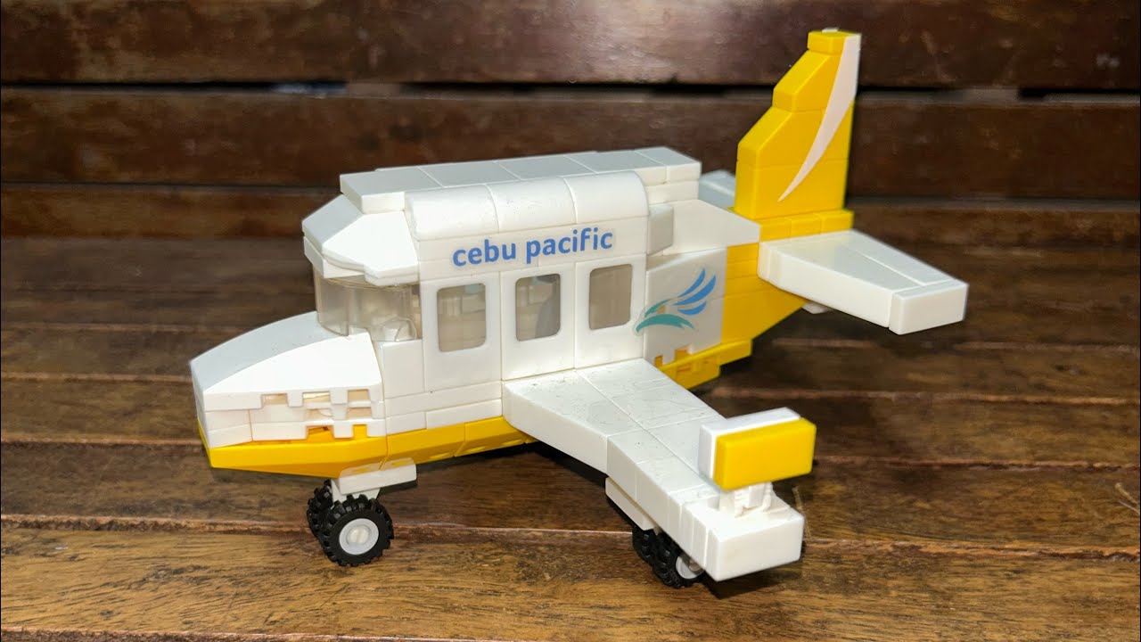 Building the Cebu Pacific Plane with LEGO-Style Blocks! #cebupacific #fyp #lego #diy #viral #fypシ゚ 