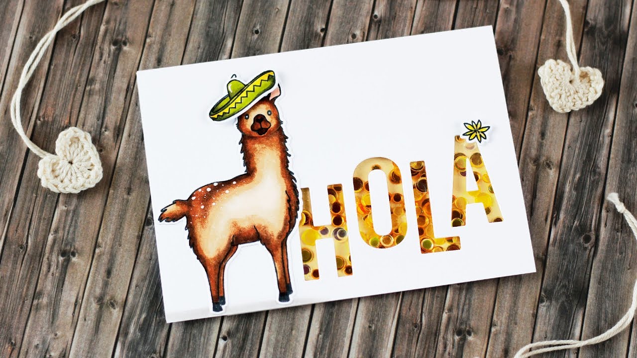 Word shaker card | Honey bee