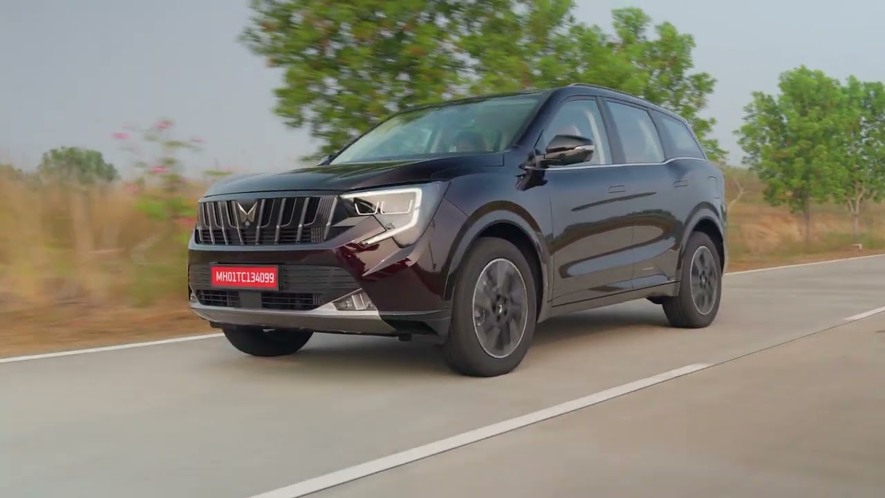 Mahindra XUV 7XO Ruby Velvet colour detailed