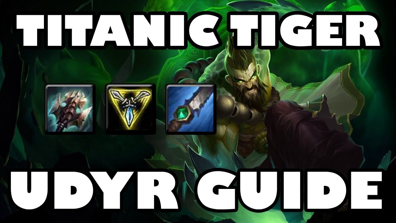 Titanic Tiger | Tanky Lategame Udyr Jungle Guide [7.16]