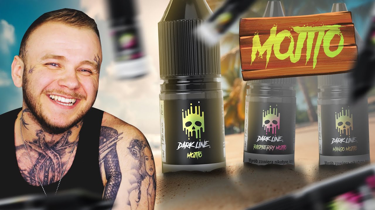 Nap&oacute;j zamknięty w małej butelce - Dark Line Mojito 10ml