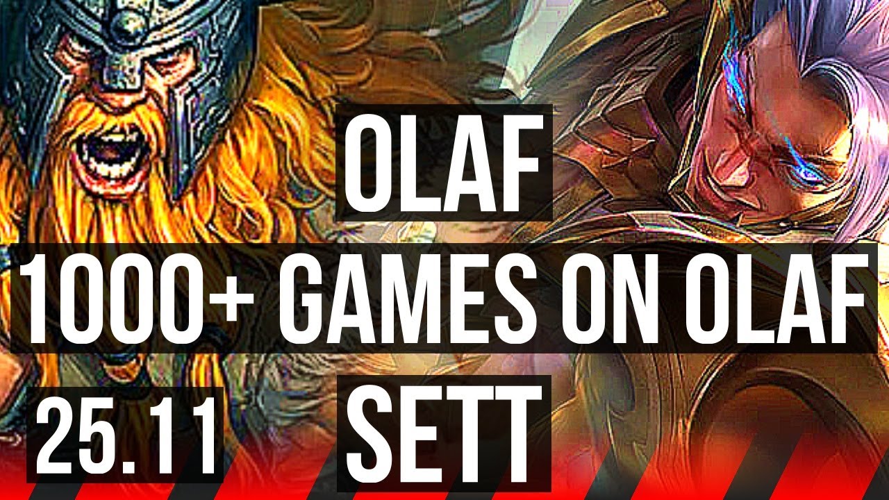 OLAF vs SETT (TOP) | 1000+ games, 10/3/8 | KR Master | 25.11