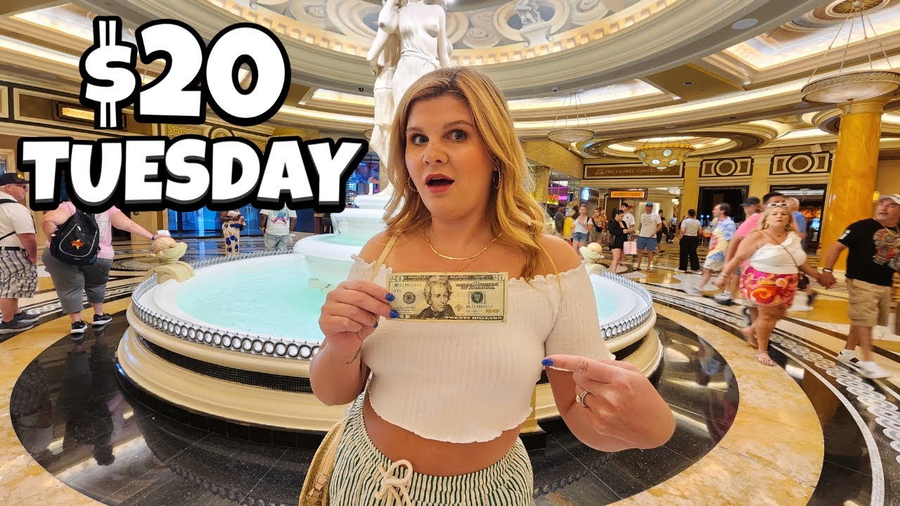 How Long Will $20 Last in Slots at CAESARS PALACE in Las Vegas!?