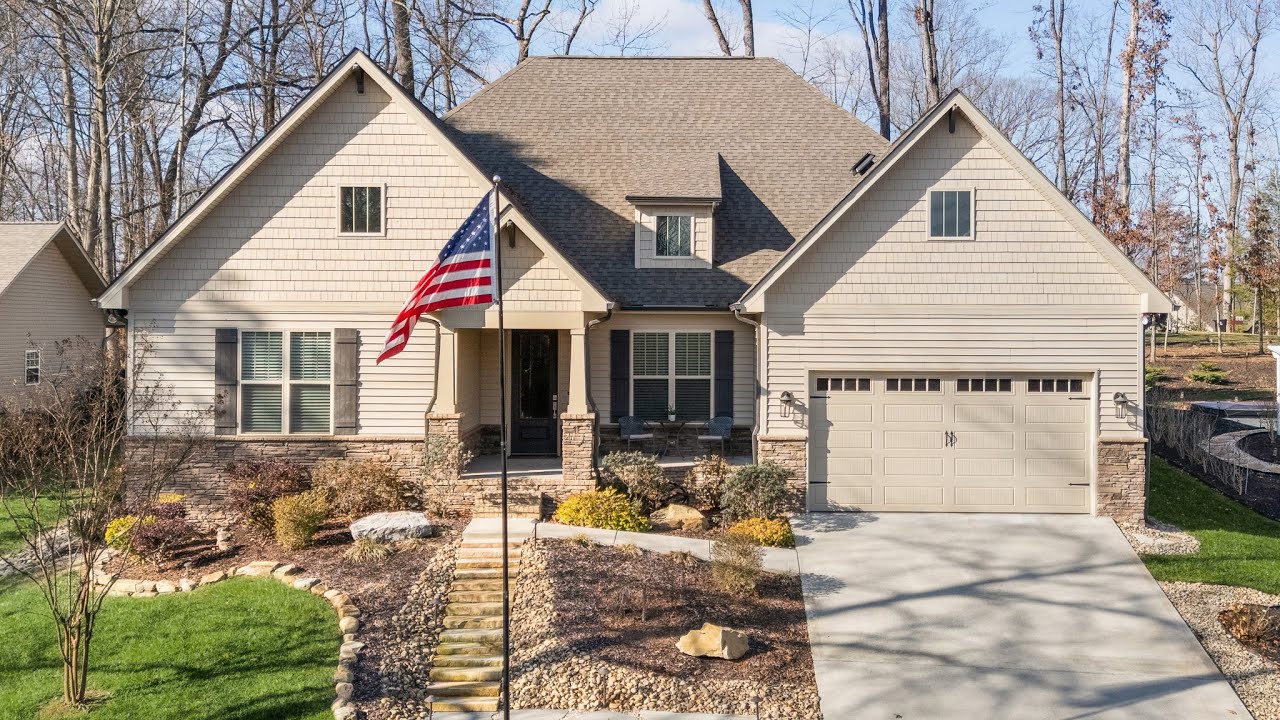Elegant One-Level Craftsman Home in Tellico Village | 235 Mialaquo Cir | Loudon TN