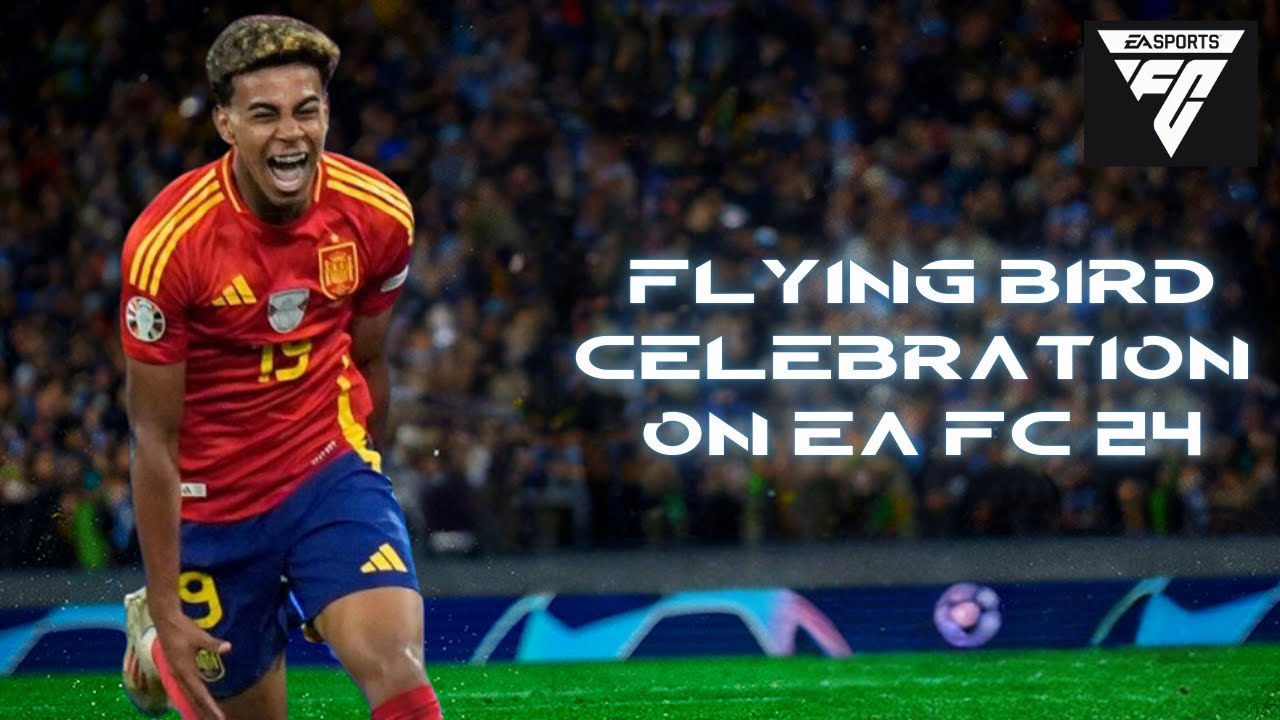How to Do Flying Bird While Running on EA FC 24 | Unique Celebration Style 2024?