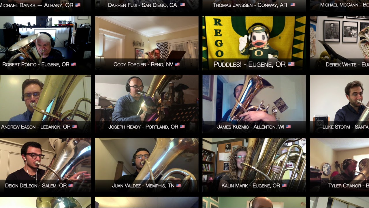 The National Emblem March - UO Tuba-Euphonium Ensemble and Alumni