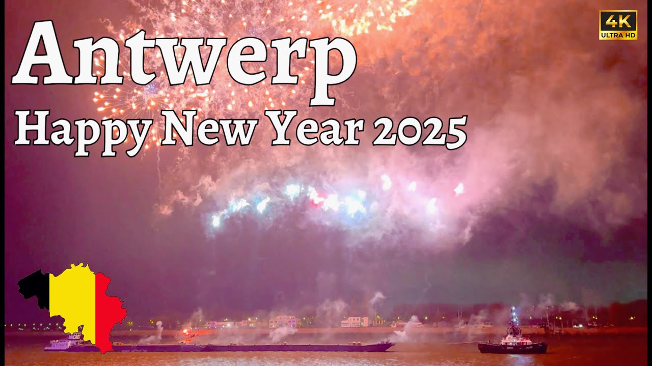 Antwerp's Insane New Year Fireworks Celebration