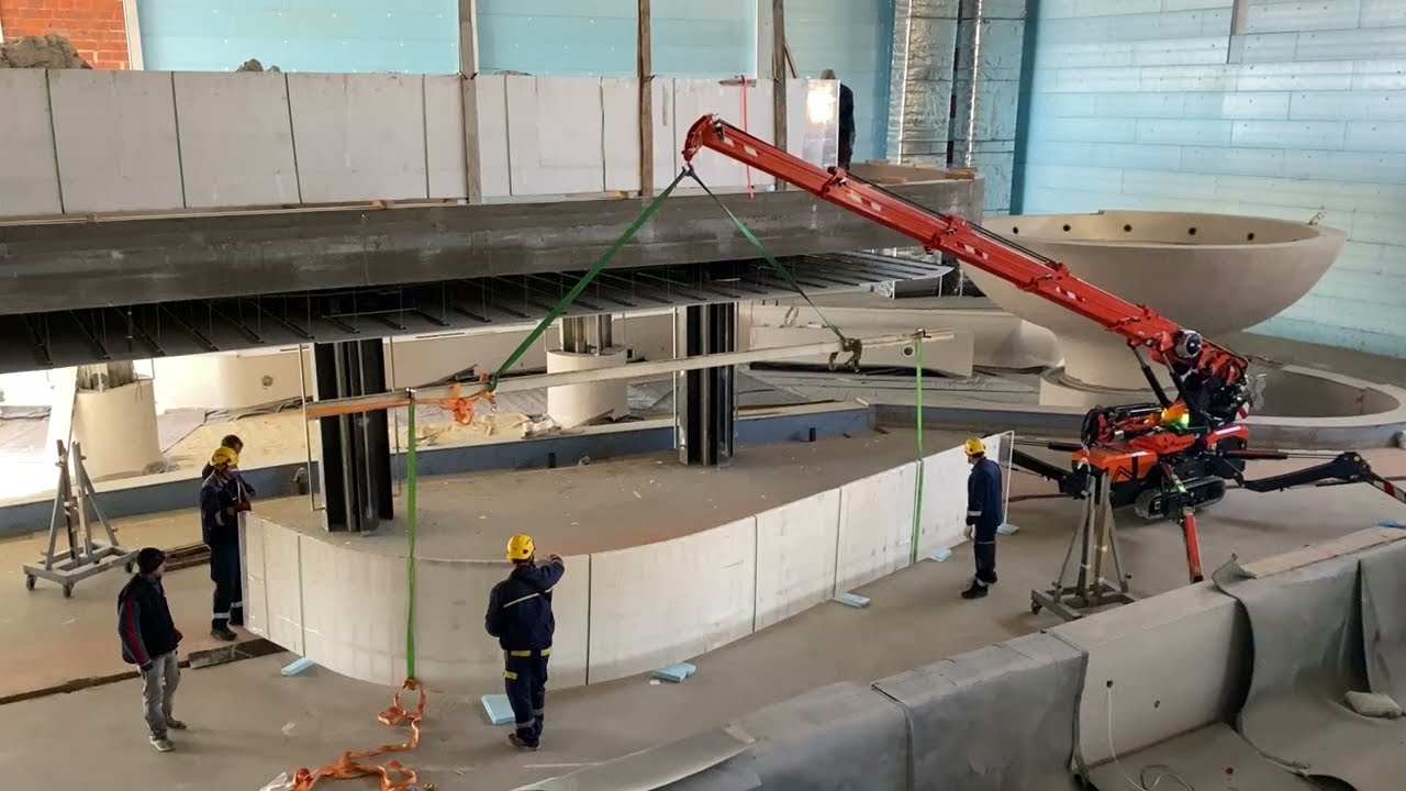 😱 Asombroso! Mira cómo se instaló la piscina del Hotel O Alambique de Ouro