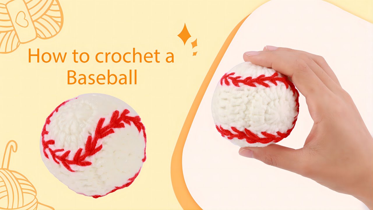 How to crochet a Baseball