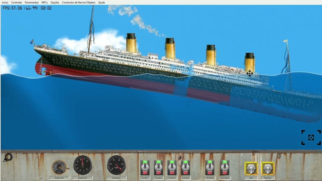 TITANIC REALISTIC SINK