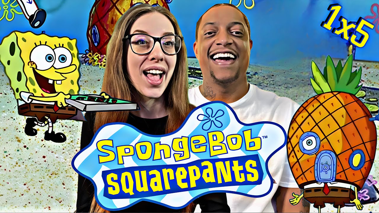 SPONGEBOB SQUAREPANTS | 1x5 | MY FIRST TIME WATCHING | PIZZA DELIVERY | HOME SWEET PINEAPPLE🍍😂😂😂