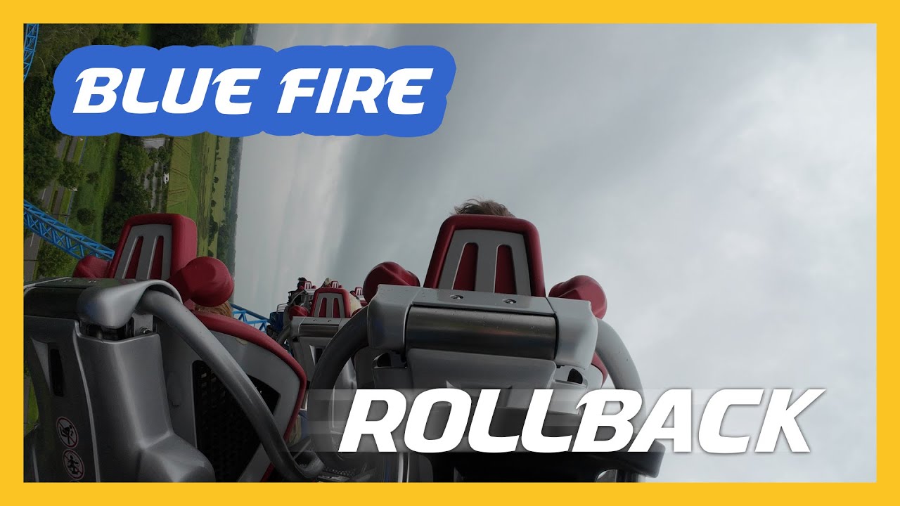 Europa-Park: Blue Fire - Rollback im Onride-Video