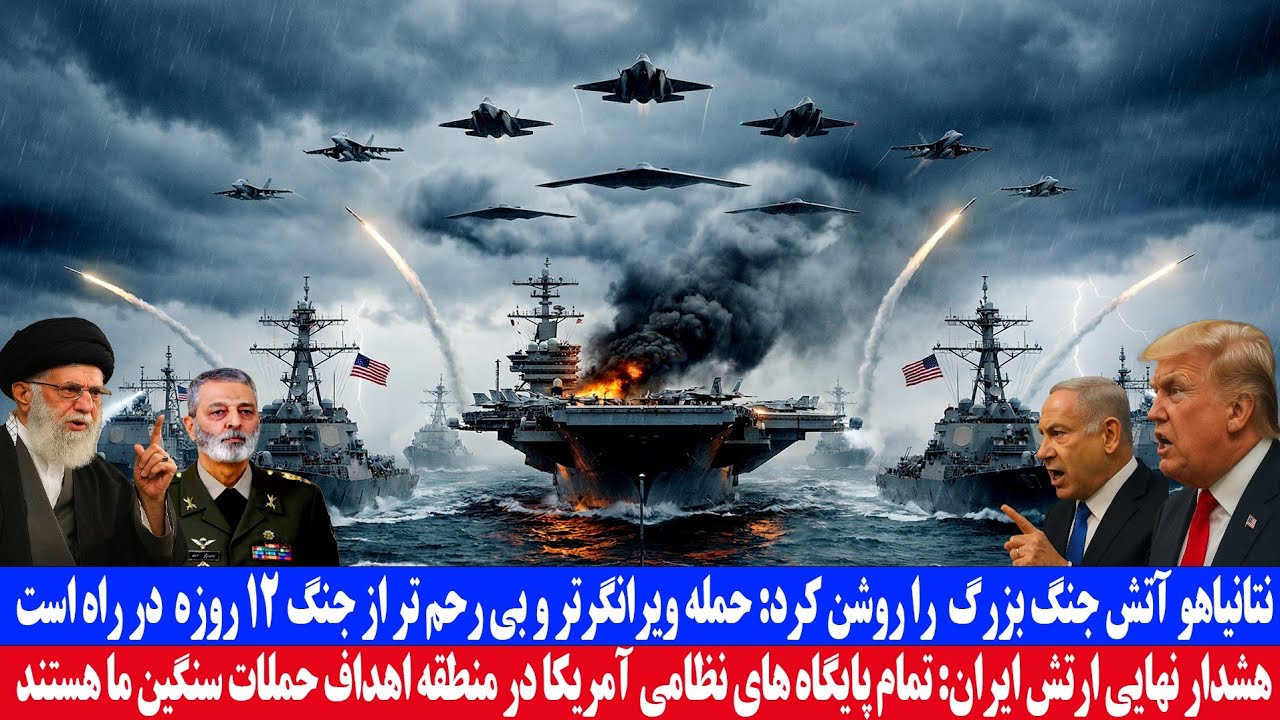 نتانیاهو آتش جنگ بزرگ را روشن کرد : حمله ویرانگرتر و بی رحم تر از جنگ 12 روزه در راه است