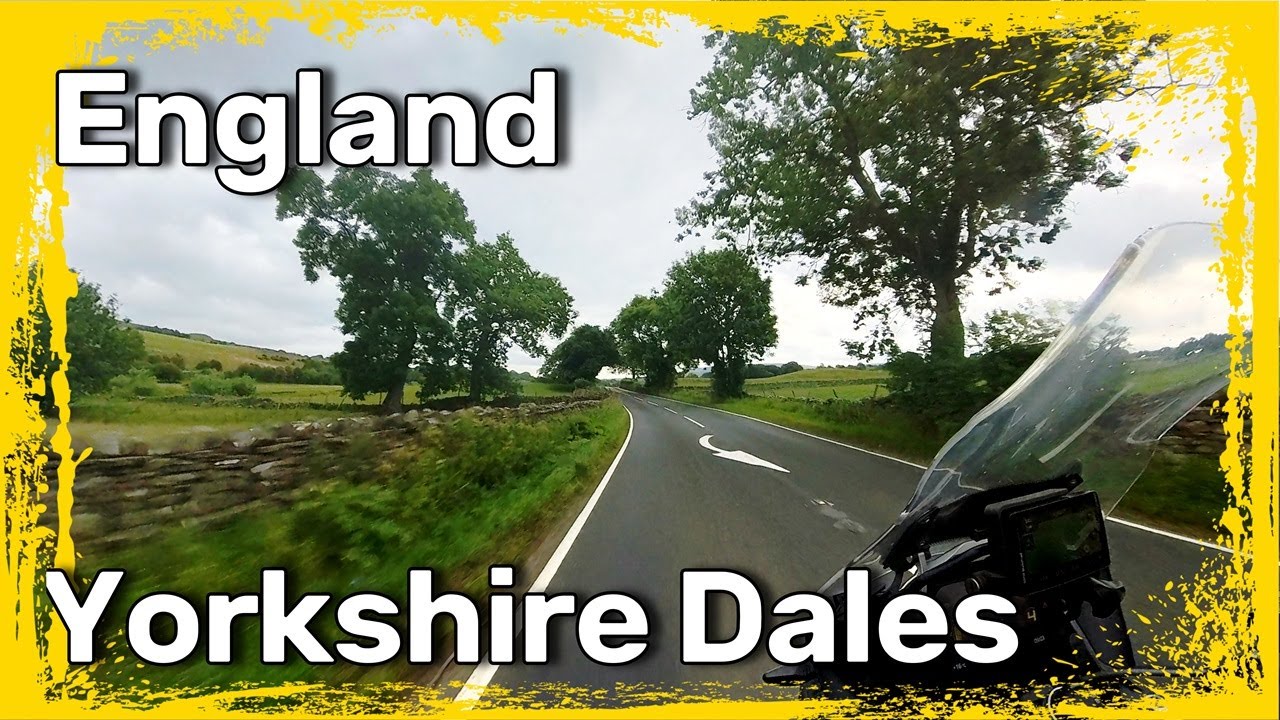 Best motorcycle roads of UK - B6255 - A684 - motorcycle touring in Europe