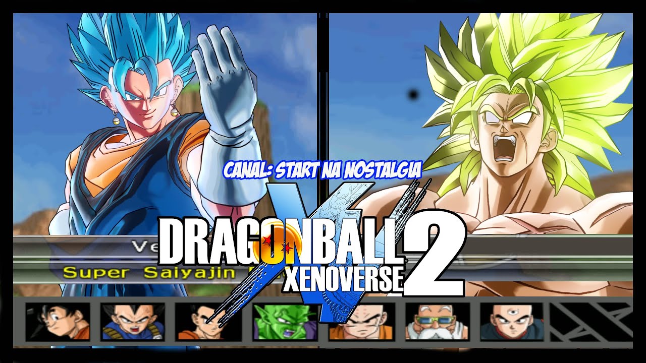 Dragon Ball Z XENOVERSE 2 - PS2 -  LISTA DE PERSONAGENS, ALL CHARACTERS, LOS PERSONAJES