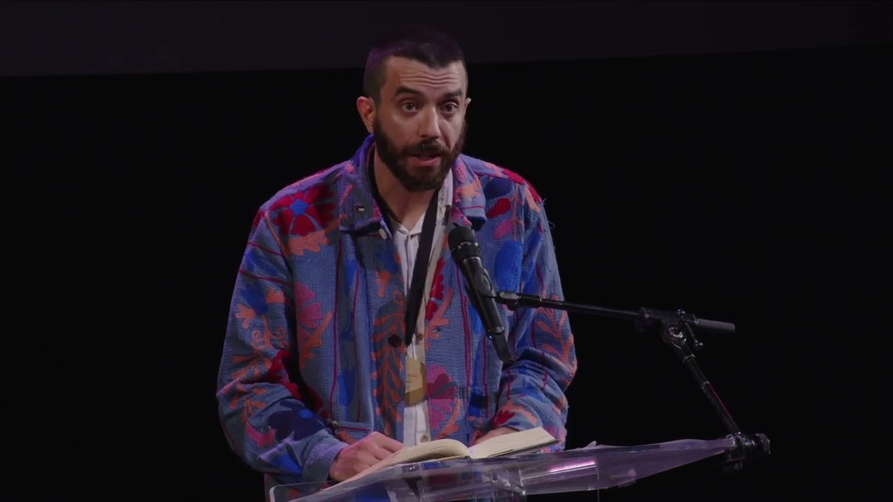 Kaveh Akbar at the 2024 National Book Awards Finalist Reading