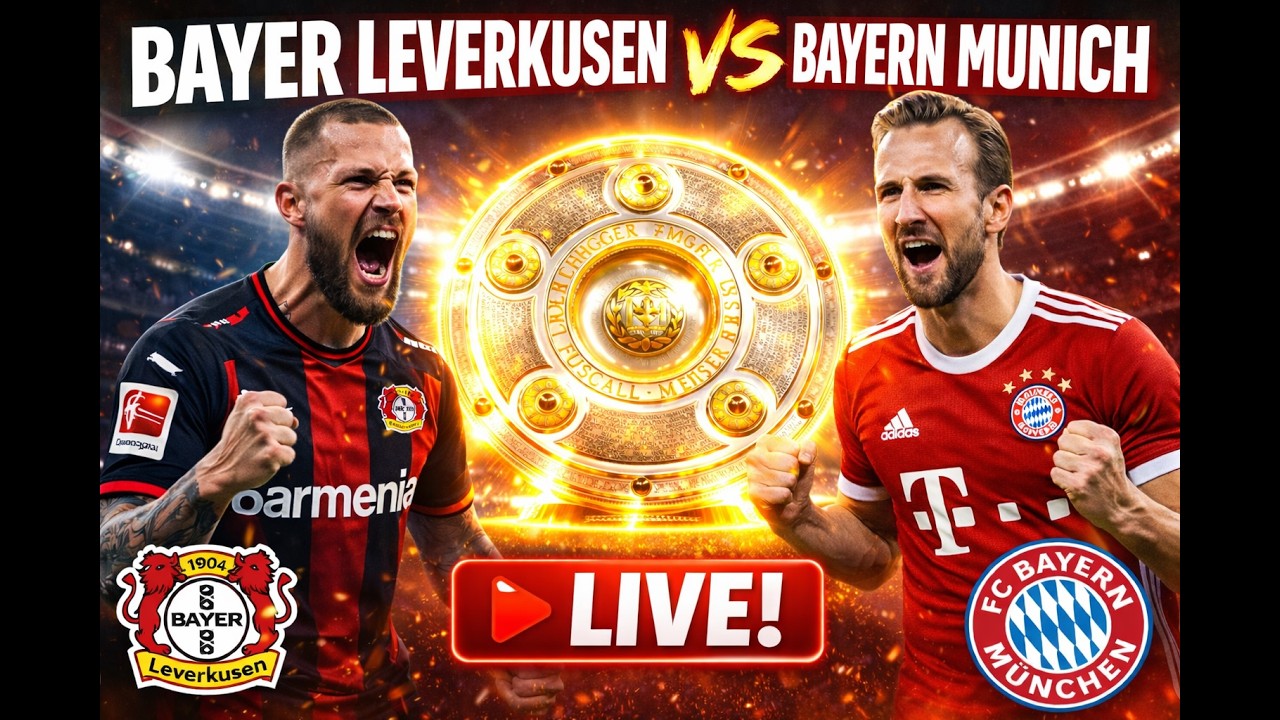 Bayern Leverkusen  vs Bayern Munich    bundesliga  live