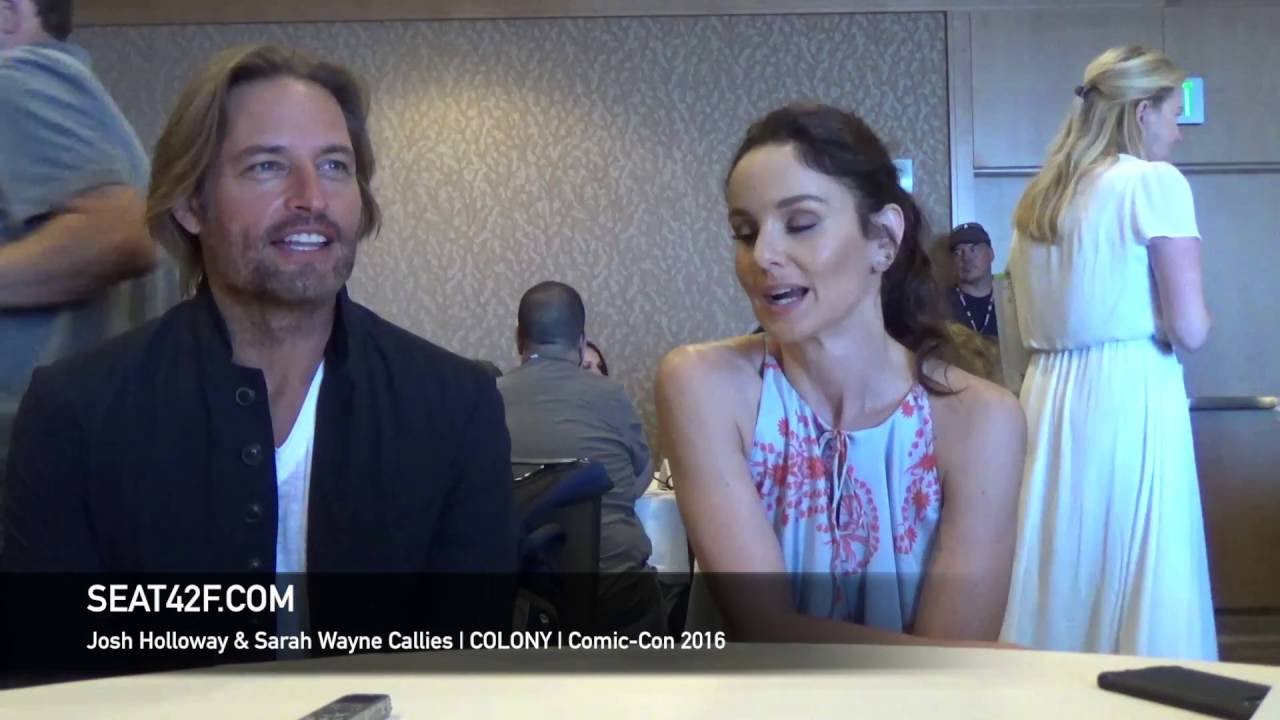 Josh Holloway & Sarah Wayne Callies COLONY Interview Comic Con 2016