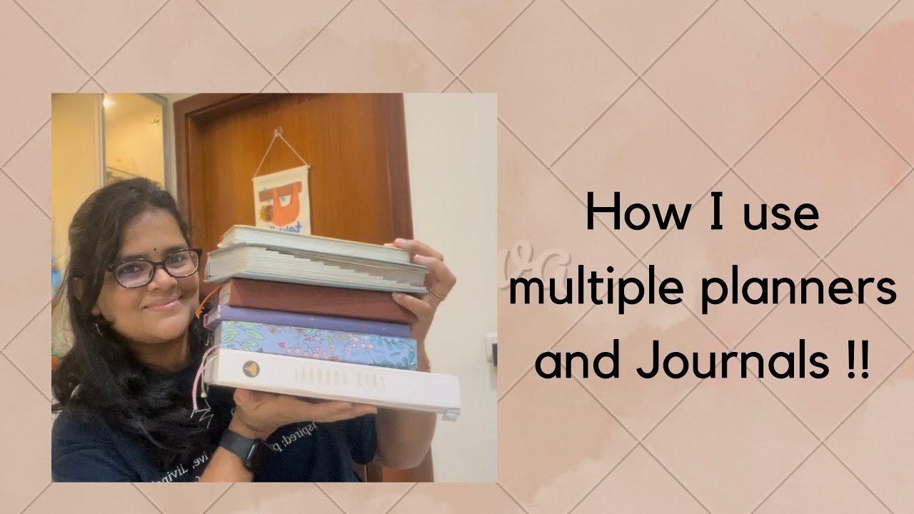 How I use multiple journals and Planners😉