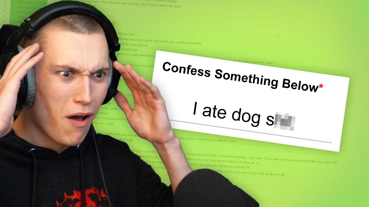 Reading Your WEIRDEST Confessions...