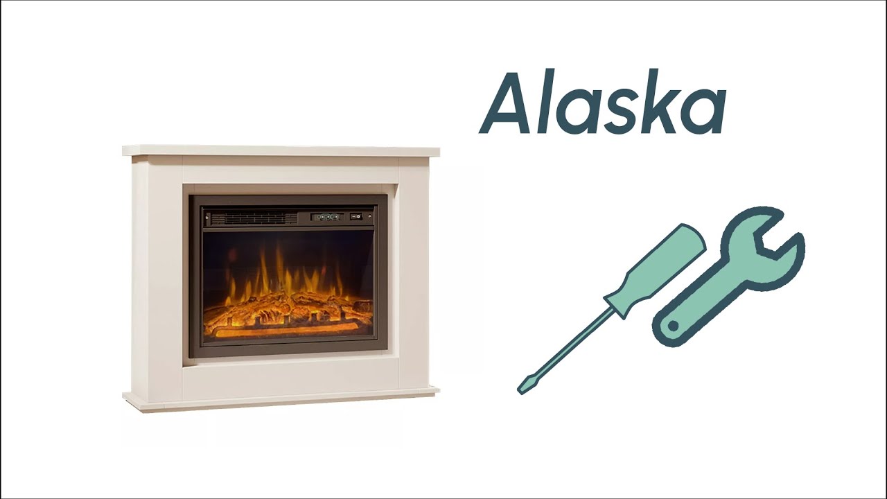 🛠️ Montaggio mobile con camino elettrico bianco Alaska