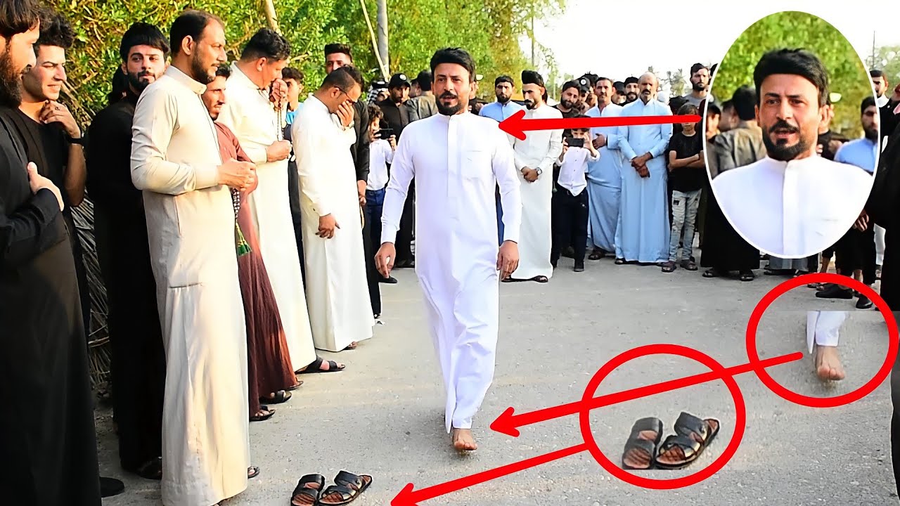 شنو سبب؟ الي جعل المهوال ينزع نعاله داخل الميدان . شاهد وانت تعرف سبب!!