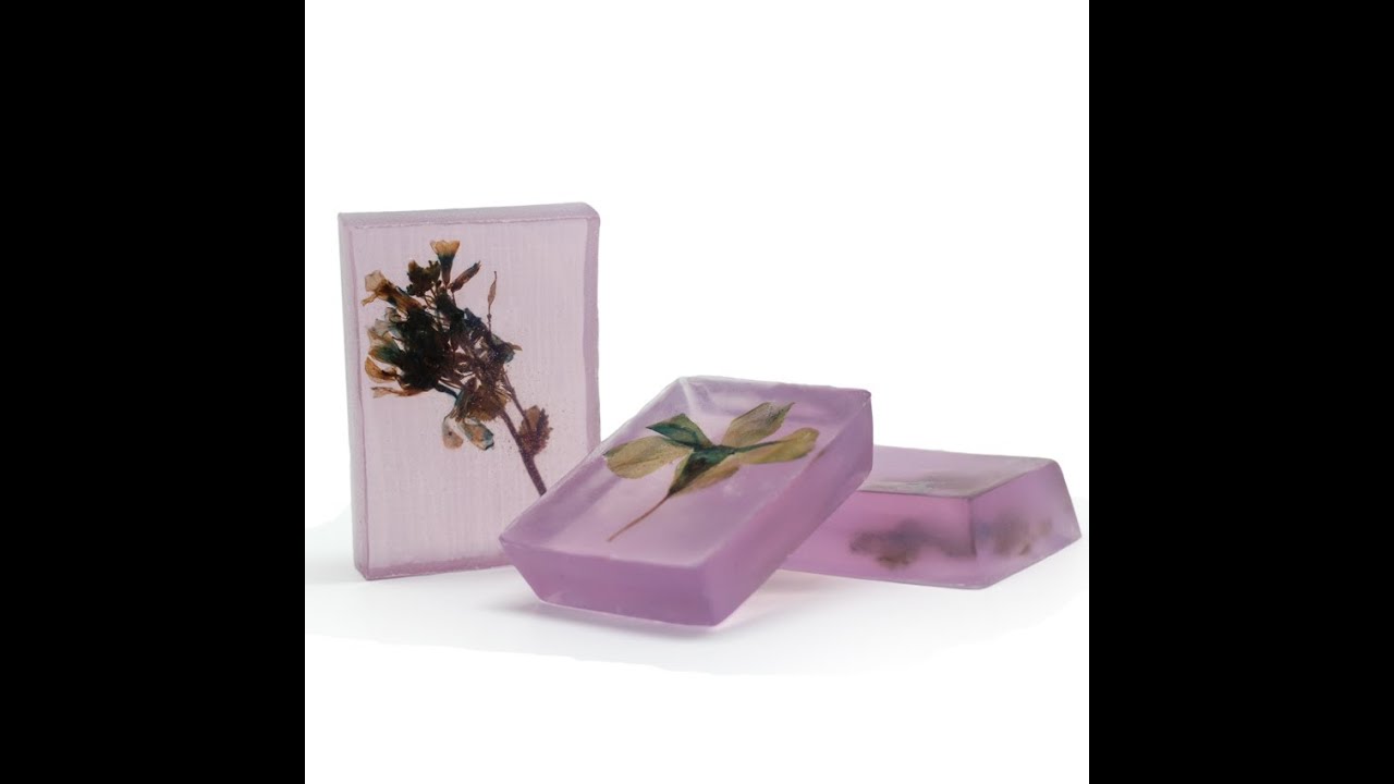Hacer Jabón de Flores Prensadas