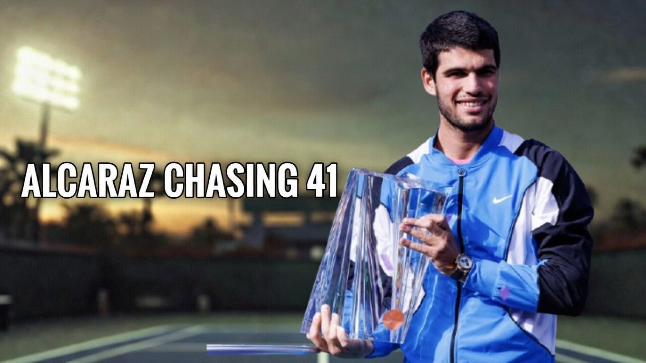 CARLOS ALCARAZ RESPONDS TO CHASING NOVAK DJOKOVIC’S 41-MATCH WIN STREAK AT INDIAN WELLS