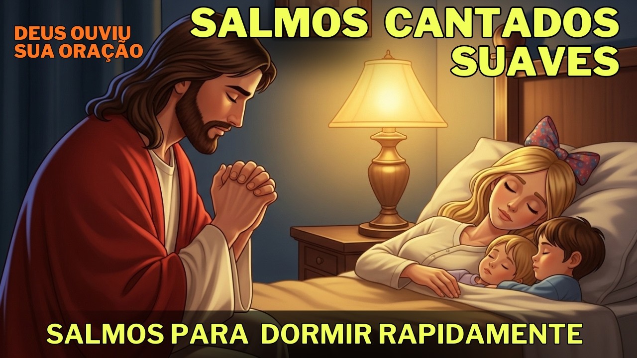 Salmos Cantados para Dormir  - Sinta a Presença de Deus Esta Noite – Sono Profundo 💤🙏