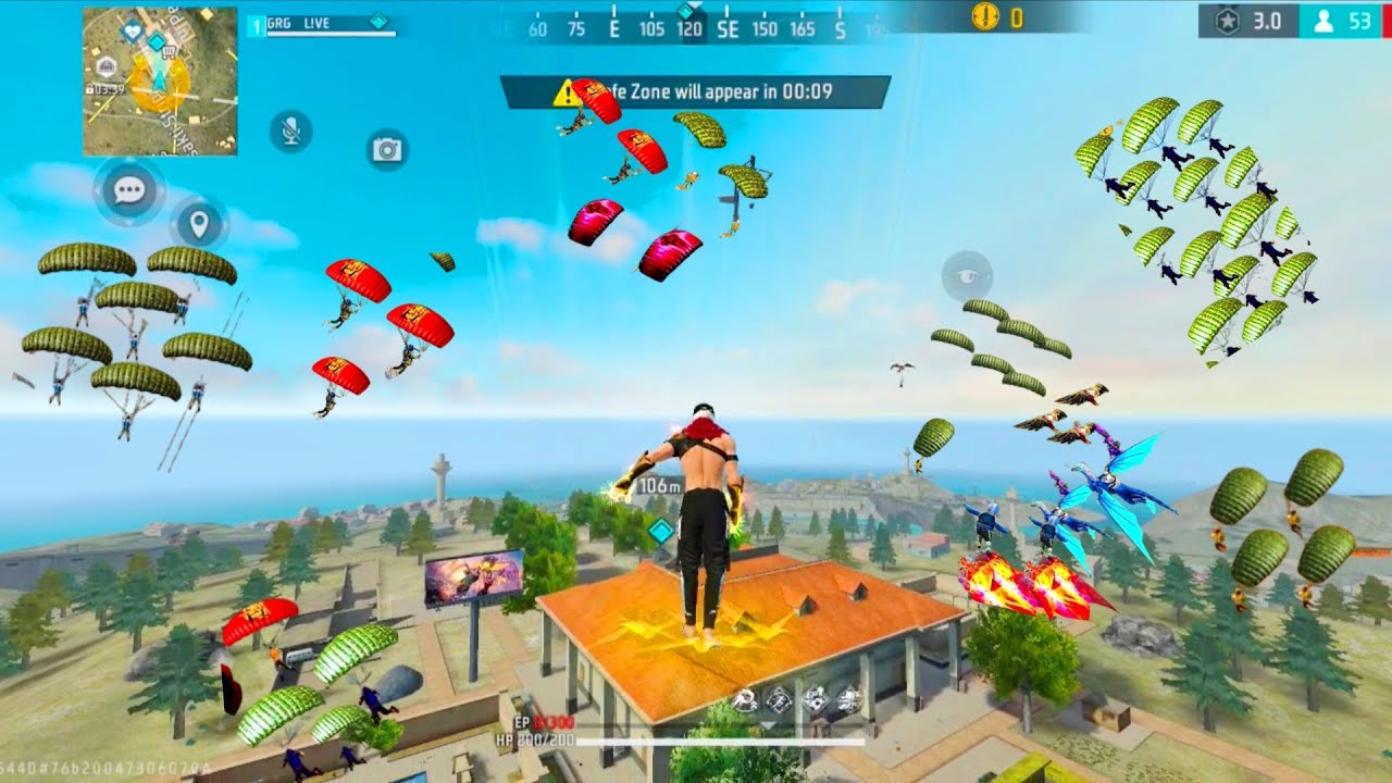 46 kill + Booyah 🔥 solo vs squad 💪free fire max 🔥99 % headshot 💪mobile full gameplay📱 sensitivity 💯 