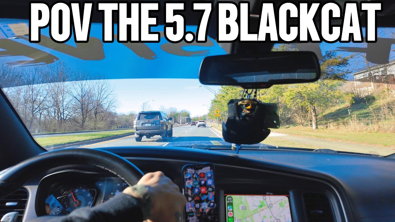 POV THE 5 7 BLACKCAT #srt #mopar #fypシ #viral #trending
