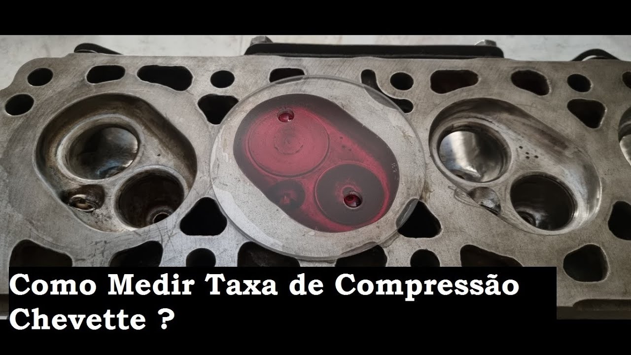 Como Medir Errado Taxa de Compressão, Pistão Reto ou Côncavo ? - Montagem Motor Chevettinho - 13