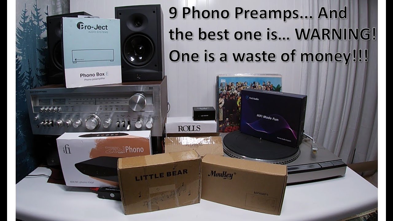 Phono Preamp Reviews - iFi Zen Pro-Ject Rolls Music Hall Fosi Audio Fluance Little Bear Pyle Moukey