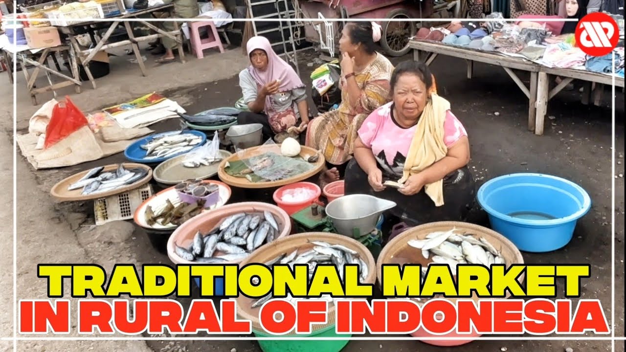 VILLAGE MARKET IN INDONESIA RURAL LIFE