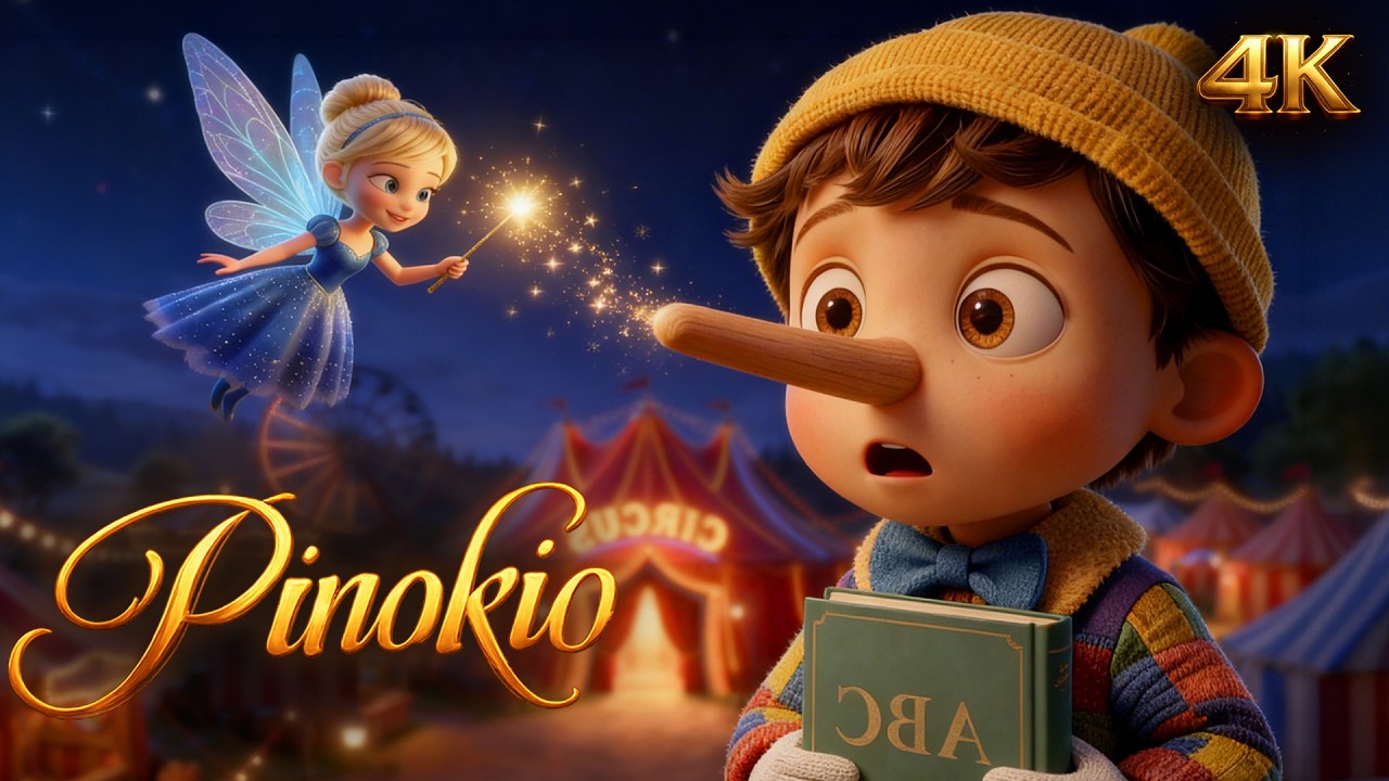 PINOKIO: Historia Pajacyka | 3D 4K | Bajki dla Dzieci i na Dobranoc