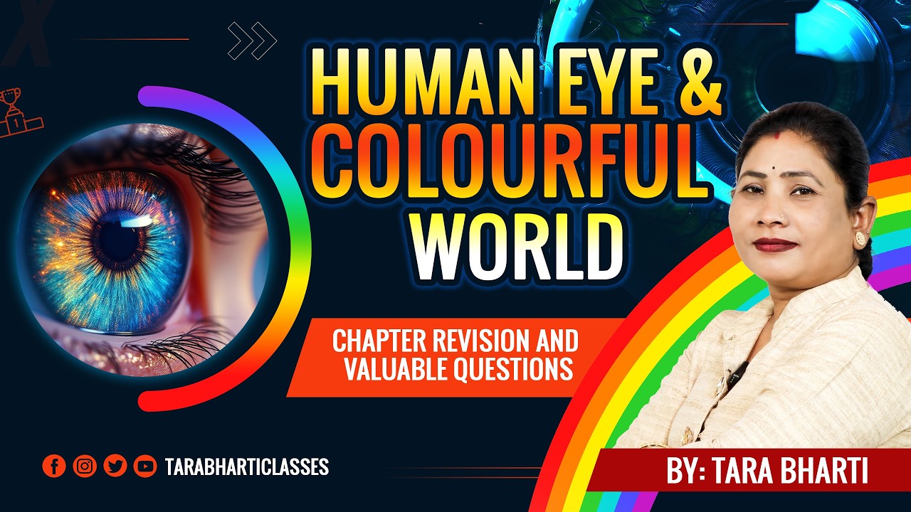 Human Eye and the Colourful World  Chapter Revision 🔥| CLASS-10th  Science | | By Tara Bharti