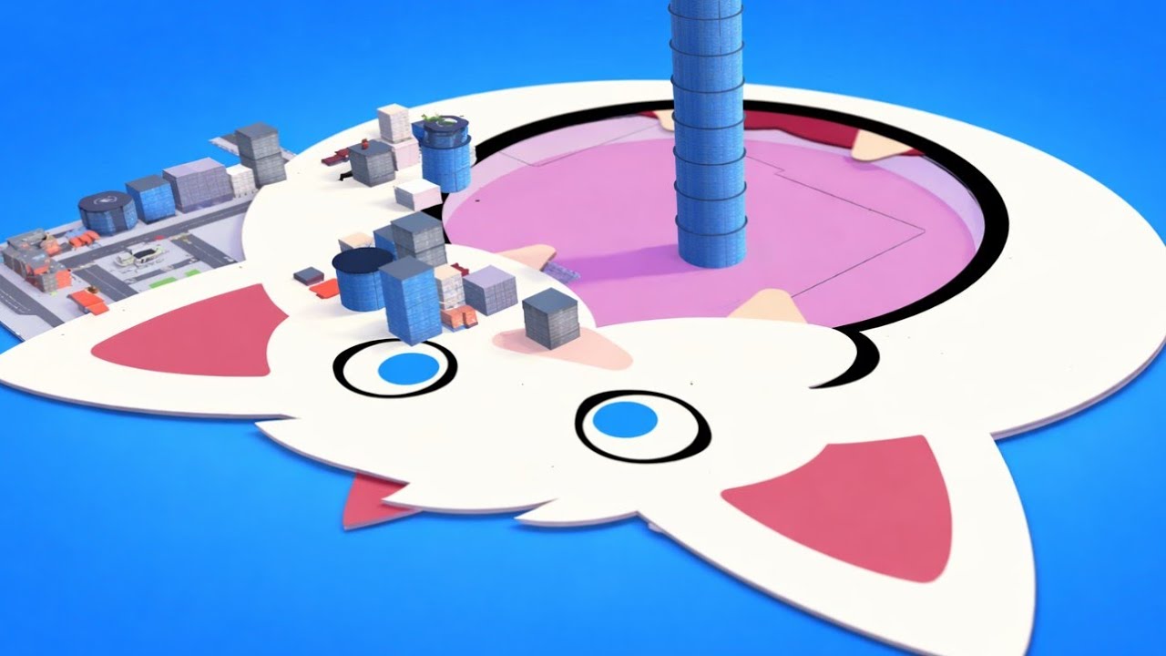 Hole.io - TOWER HOLE EVOLUTION#25-#gameplay Walkthrough Android iOS 