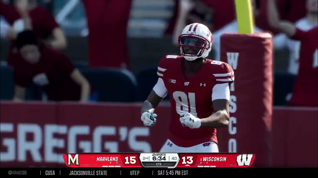 CFB 26 coaching carousel Wisconsin vs maryland can we improve to 9-0