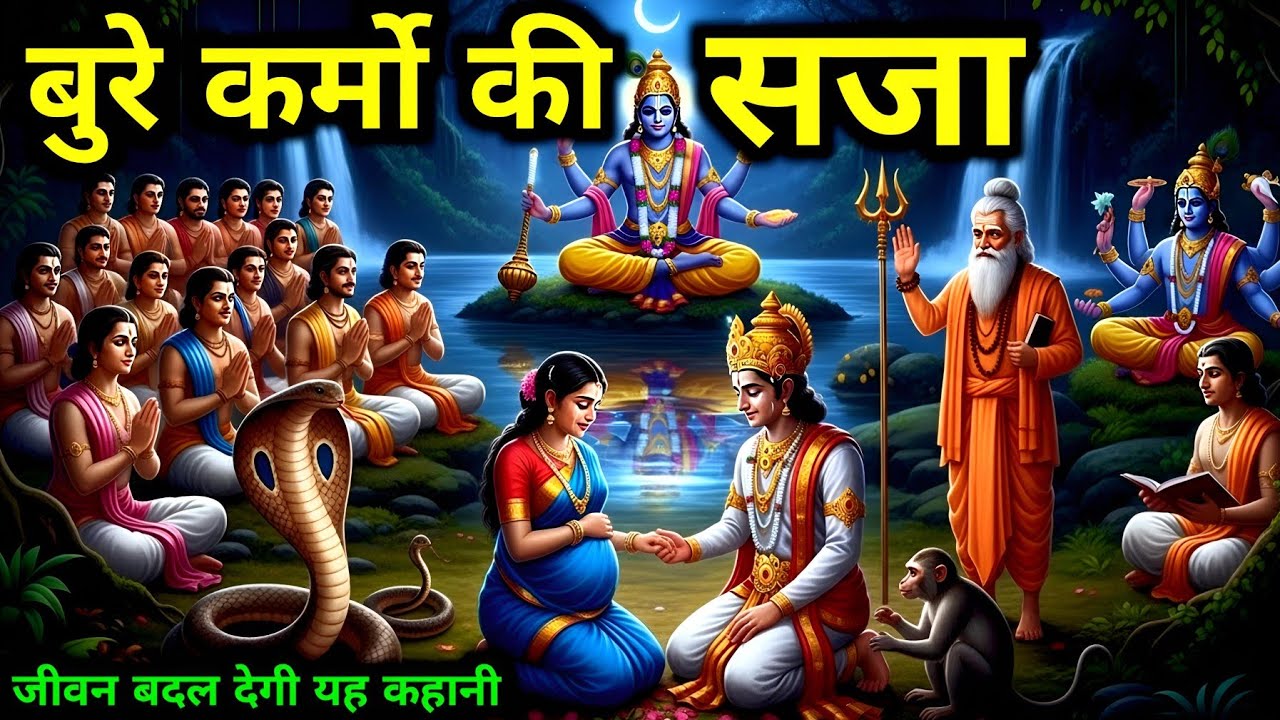 बुरे कर्मों की सजा | hindi kahani | motivation Stories | Bhagwat Geeta | #krishna