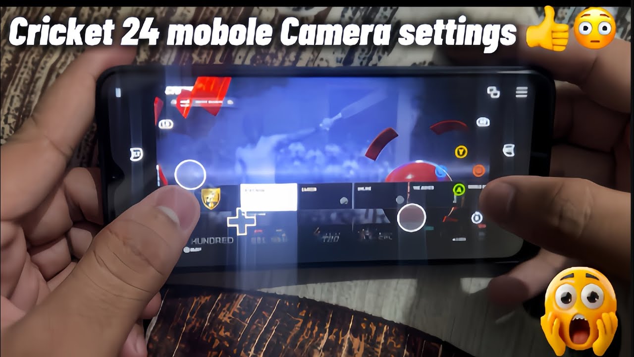 Cricket 24 mobile camera settings 👍😱😳#cricket24game#cricket26gameplay#subscribemychannel 