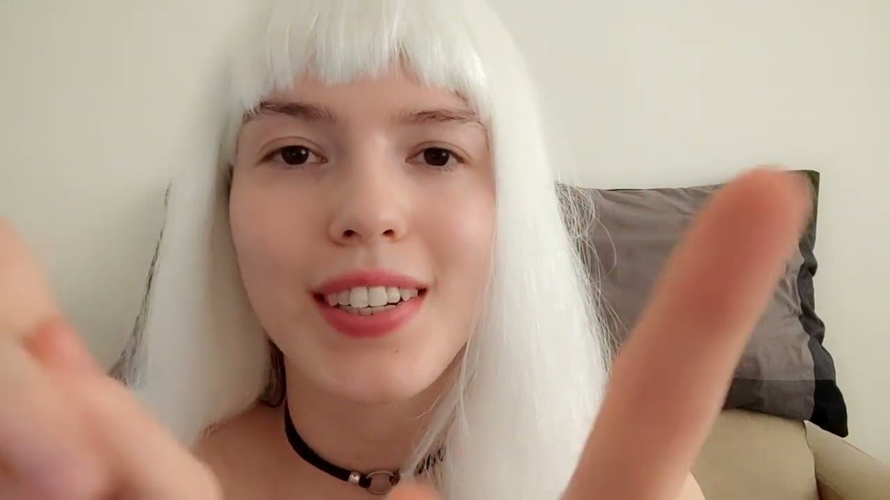 ASMR leather gloves massage roleplay