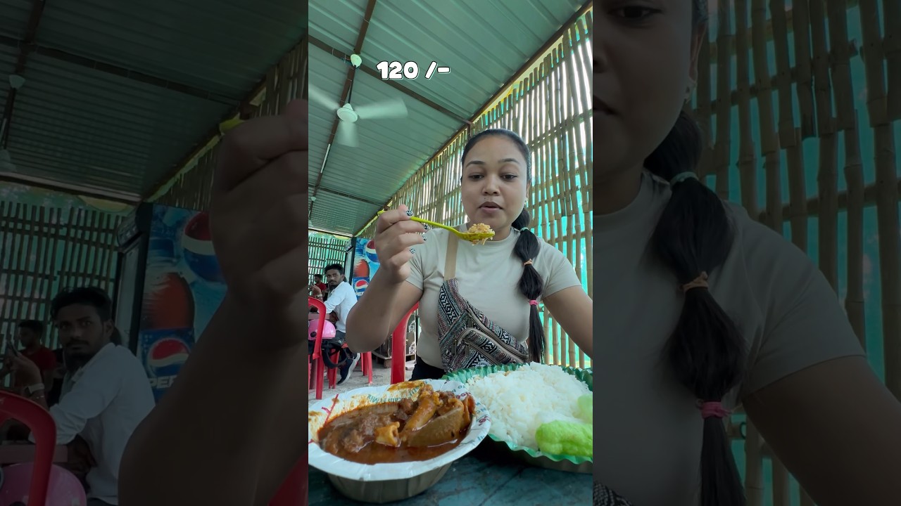 I tried this viral &ldquo;MUTTON RICE&rdquo; at 140/- rupees from Dhurwa Ranchi #minivlog #foodiegirl #food