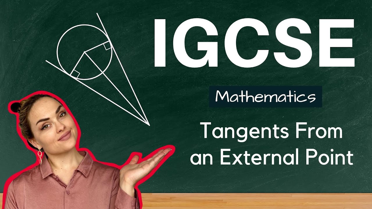 Circle Property: Tangent From an External Point