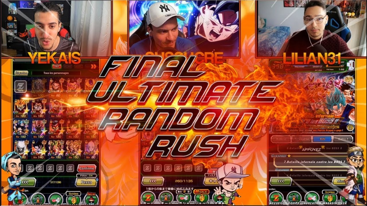 LA GRANDE FINALE DE L'ULTIMATE RANDOM RUSH SAISON 1 YEKAIS / SUSSUCRE / LILIAN31 ! DOKAN BATTLE FR