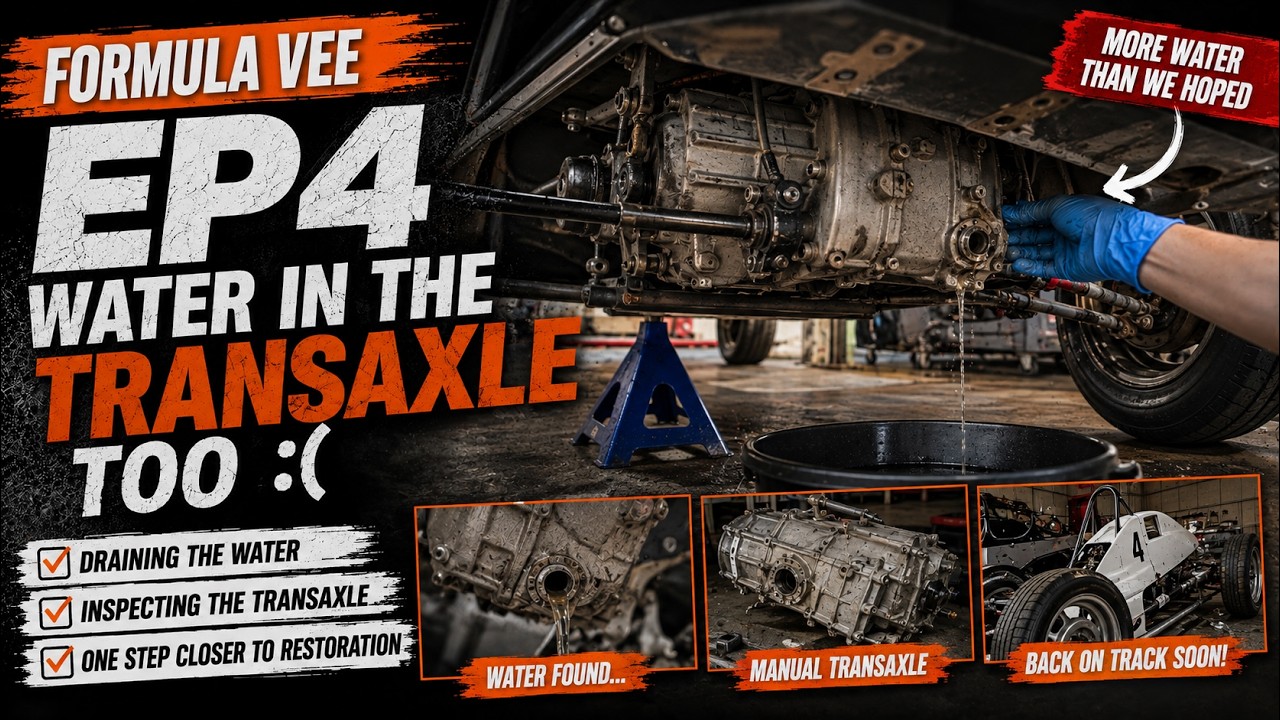 Formula Vee Ep4 - Water in the Transaxle too :(