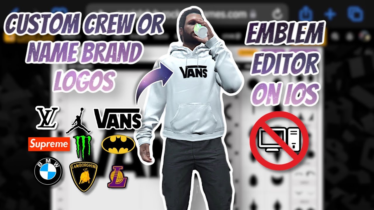 (NO PC REQUIRED) How To Add Custom Emblems To GTA V (UPDATED VERSION IN DESCRIPTION)