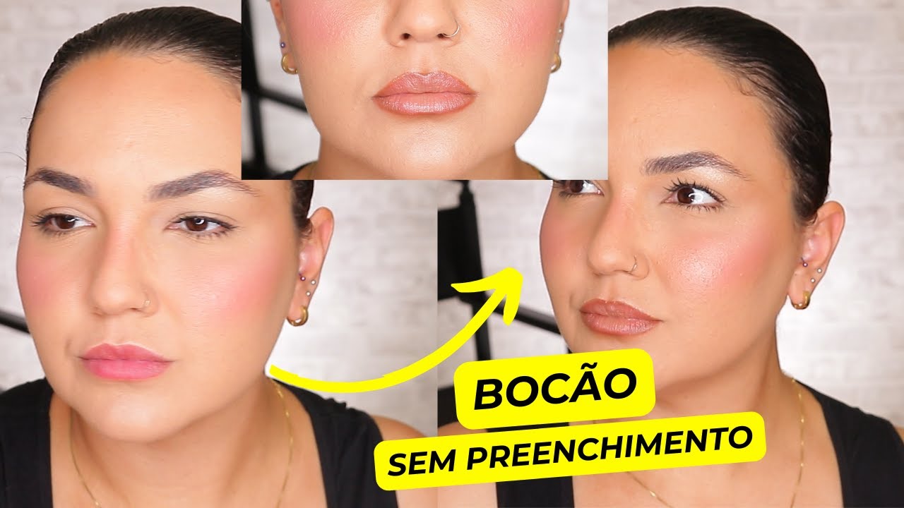 Efeito Boc&atilde;o: Tutorial de Preenchimento Labial com Maquiagem